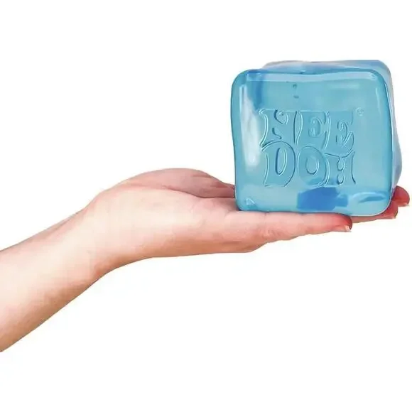 NeeDoh Nice Berg Blue XL Giant Nee Doh Niceberg Solid Squish Cube Ice Block - Picture 6 of 16